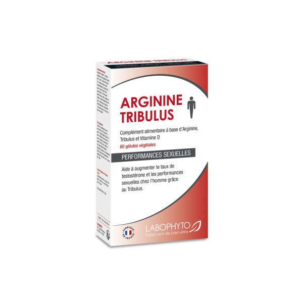 Arginine Tribulus performance sexuelle 60 gélules 